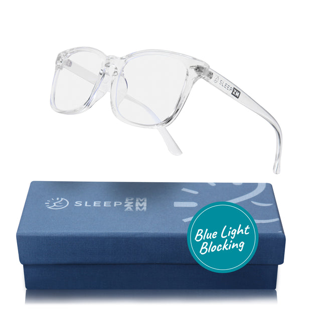 Crystal Wayfarer Style Blue Light Glasses