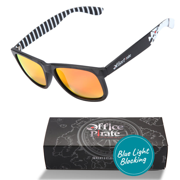 Pirate Style Blue Light Glasses and Sunglasses